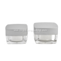 Mini Cosmetic Container Square Cube Acrylic Jar